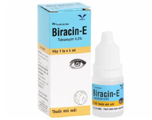 Thuốc nhỏ mắt Biracin e có tác dụng gì?